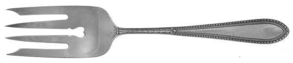 Edgeworth (Sterling, 1922) Medium Solid Cold Meat Serving Fork
