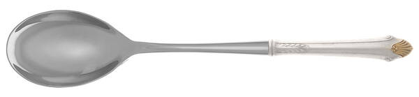 Edgemont Gold (Sterling, Gold Accent, 1987) Dressing Spoon with Stainless Bowl HC