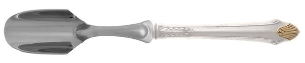 Edgemont Gold (Sterling, Gold Accent, 1987) Cheese Scoop with Stainless Scoop HC