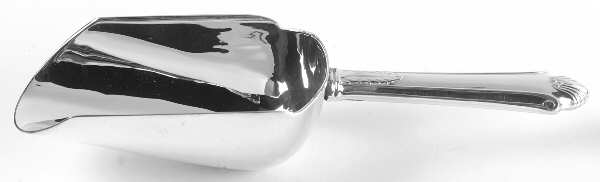 Edgemont Gold (Sterling, Gold Accent, 1987) Ice Scoop with Stainless Bowl