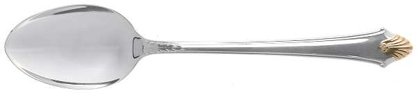Edgemont Gold (Sterling, Gold Accent, 1987) Dessert/Oval Soup Spoon