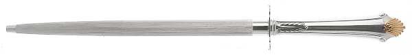 Edgemont Gold (Sterling, Gold Accent, 1987) Small Steel Rod Sharpener Knife