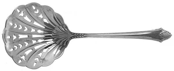 Edgemont Gold (Sterling, Gold Accent, 1987) Solid Bon Bon Spoon