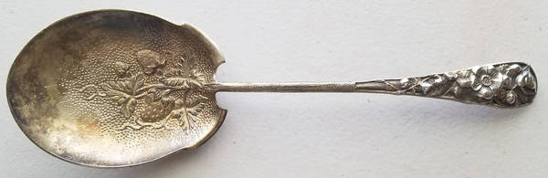 Eglantine (Sterling, 1870) Small Solid Berry/Casserole Spoon