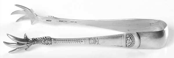 Empress (Sterling, 1880) Large Sugar Tongs