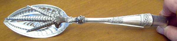 Empress (Sterling, 1880) Solid Yoked Asparagus Tongs