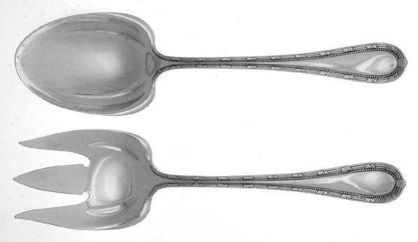 Empire (Silverplate, 1906) (2 Pc) Solid Salad Set