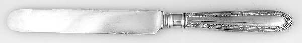 Empire (Silverplate, 1906) Blunt Hollow Knife with Bolster