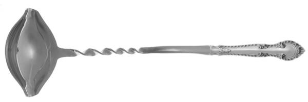 English Gadroon (Sterling, 1939, No Monos) Punch Ladle with Stainless Bowl HC