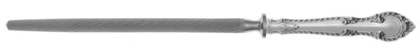 English Gadroon (Sterling, 1939, No Monos) Sharpener Knife with Steel Rod HC
