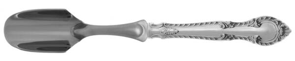 English Gadroon (Sterling, 1939, No Monos) Cheese Scoop with Stainless Scoop HC
