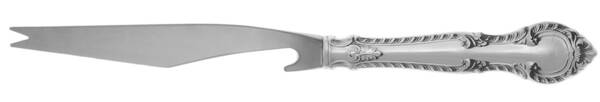 English Gadroon (Sterling, 1939, No Monos) Bar Knife Serving with Stainless Blade HC