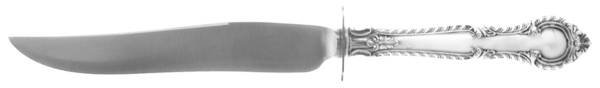 English Gadroon (Sterling, 1939, No Monos) Small Carving Knife W/Sterling Guard