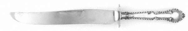 English Gadroon (Sterling, 1939, No Monos) Knife-Carv/Lg-Stnbl/Roast Sterling Guard