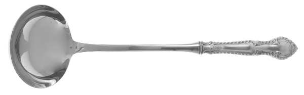 English Gadroon (Sterling, 1939, No Monos) Soup Ladle with Stainless Bowl