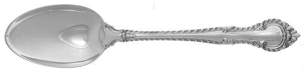 English Gadroon (Sterling, 1939, No Monos) Oval Soup Spoon (Place Size)