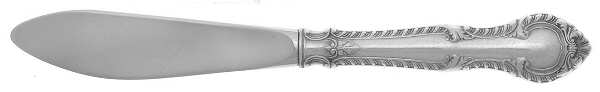 English Gadroon (Sterling, 1939, No Monos) Hollow Handle Master Butter Knife