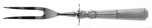 Epic (Sterling, 1941) Small Carving Fork W/Sterling Guard
