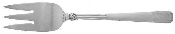 Epic (Sterling, 1941) Small Solid Cold Meat Serving Fork