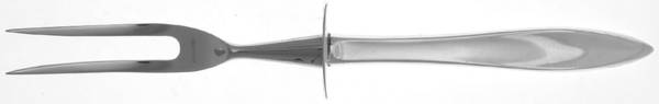 Esprit (Sterling, 1963) Small Carving Fork W/Sterling Guard