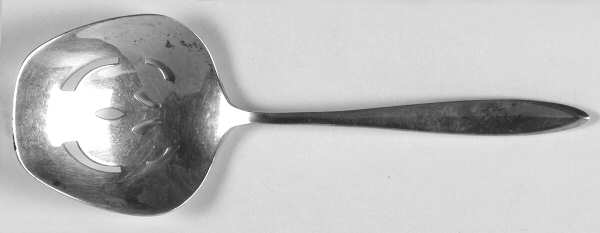 Esprit (Sterling, 1963) Solid Bon Bon Spoon with Pierced Bowl by Gorham Silver