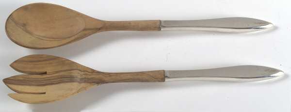 Esprit (Sterling, 1963) Wooden Bowl 2-Piece Salad Set