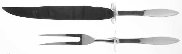 Esprit (Sterling, 1963) (2 Pc)Carving Set-Lg Stnbl/Roast w/Sterling Guard