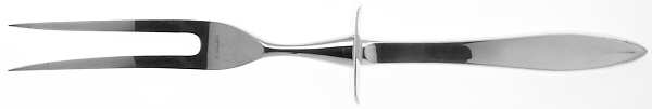 Esprit (Sterling, 1963) Lg Carving/Roast Fork-Stn Prong w/Sterling Guard