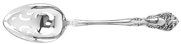 Essex (Silverplate, 1980) Pierced Tablespoon (Serving Spoon)