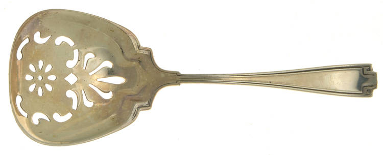 Etruscan (Sterling, 1913) Solid Bon Bon Spoon with Pierced Bowl