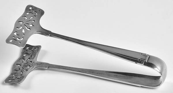 Etruscan (Sterling, 1913) Solid Individual Asparagus Tongs