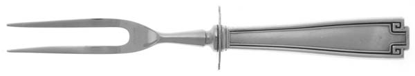Etruscan (Sterling, 1913) Small Steak Carving Fork with Stainless Prongs