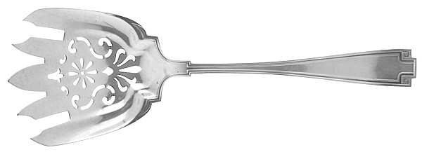 Etruscan (Sterling, 1913) Large Solid Fish Serving Fork