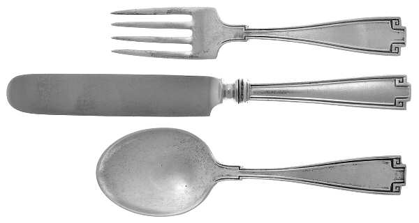 Etruscan (Sterling, 1913) 3 Piece Baby Set (BS, BF, BKM1)