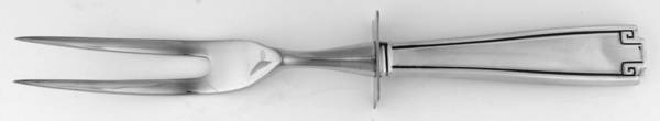 Etruscan (Sterling, 1913) Small Steak Carving Fork with Stainless Prongs