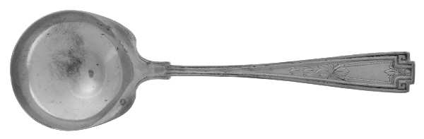 Etruscan-Engraved (Sterling, 1913) Round Bowl Soup Spoon (Bouillon)