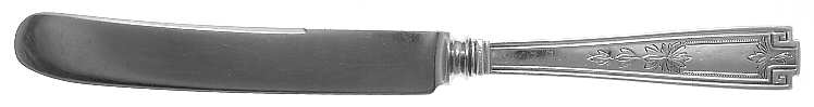 Etruscan-Engraved (Sterling, 1913) Old French Hollow Knife with Bolster