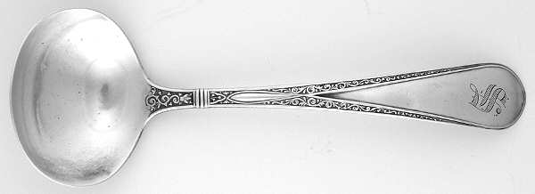 Eva (Sterling, 1870) Solid Gravy Ladle