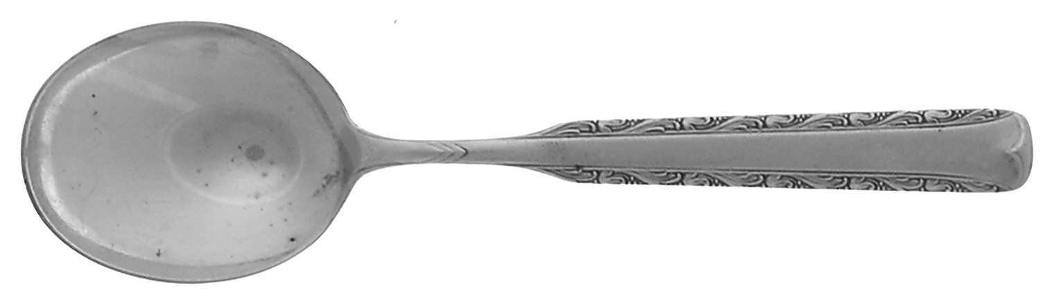Eventide (Sterling, 1936, No Monograms) Round Bowl Soup Spoon (Bouillon)