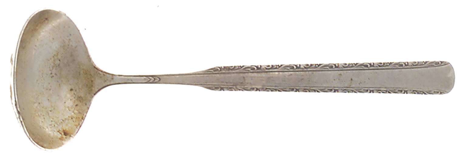 Eventide (Sterling, 1936, No Monograms) Solid Piece Cream Ladle
