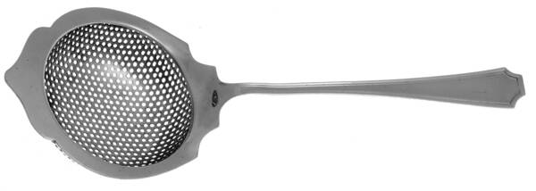 Fairfax (Sterling, 1910, No Monograms) Solid Individual Overcup Tea Strainer