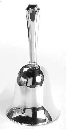 Fairfax (Sterling, 1910, No Monograms) Plated Bell with Sterling Handle