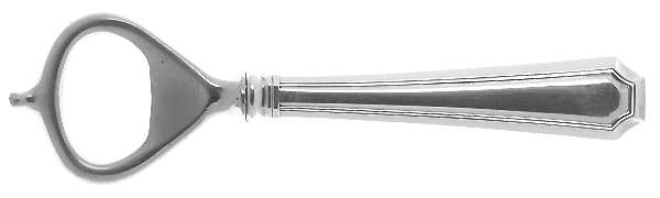 Fairfax (Sterling, 1910, No Monograms) Bottle Opener with Silverplate Bowl