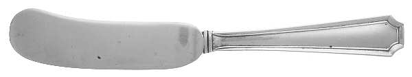 Fairfax (Sterling, 1910, No Monograms) Small Flat Handled Butter Spreader by Gorham Silver