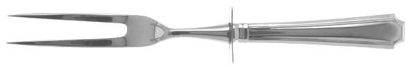 Fairfax (Sterling, 1910, No Monograms) Large Stainless-Prong Roast Carving Fork