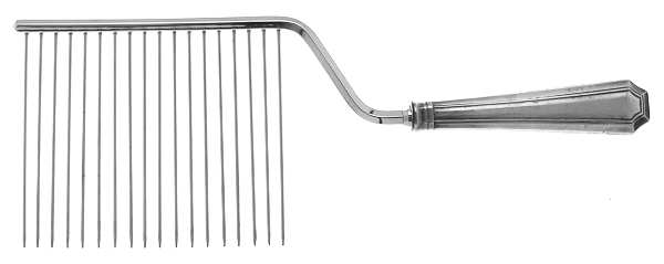 Fairfax (Sterling, 1910, No Monograms) Cake Breaker with Silverplate Prongs