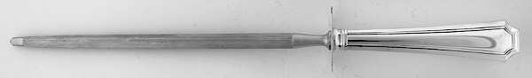 Fairfax (Sterling, 1910, No Monograms) Large Roast Steel Rod Knife Sharpener