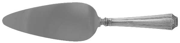 Fairfax (Sterling, 1910, No Monograms) Pie Server with Stainless Blade