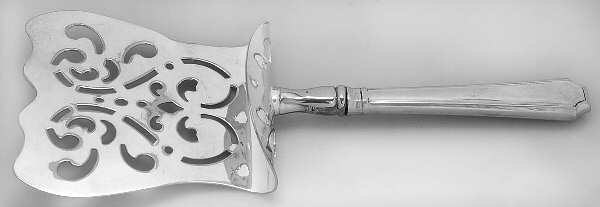 Fairfax (Sterling, 1910, No Monograms) Hollow Asparagus Server with Silverplate Hood