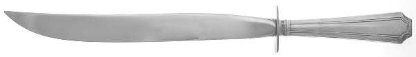 Fairfax (Sterling, 1910, No Monograms) Knife-Carving/Sm-Stn Bld/Steak